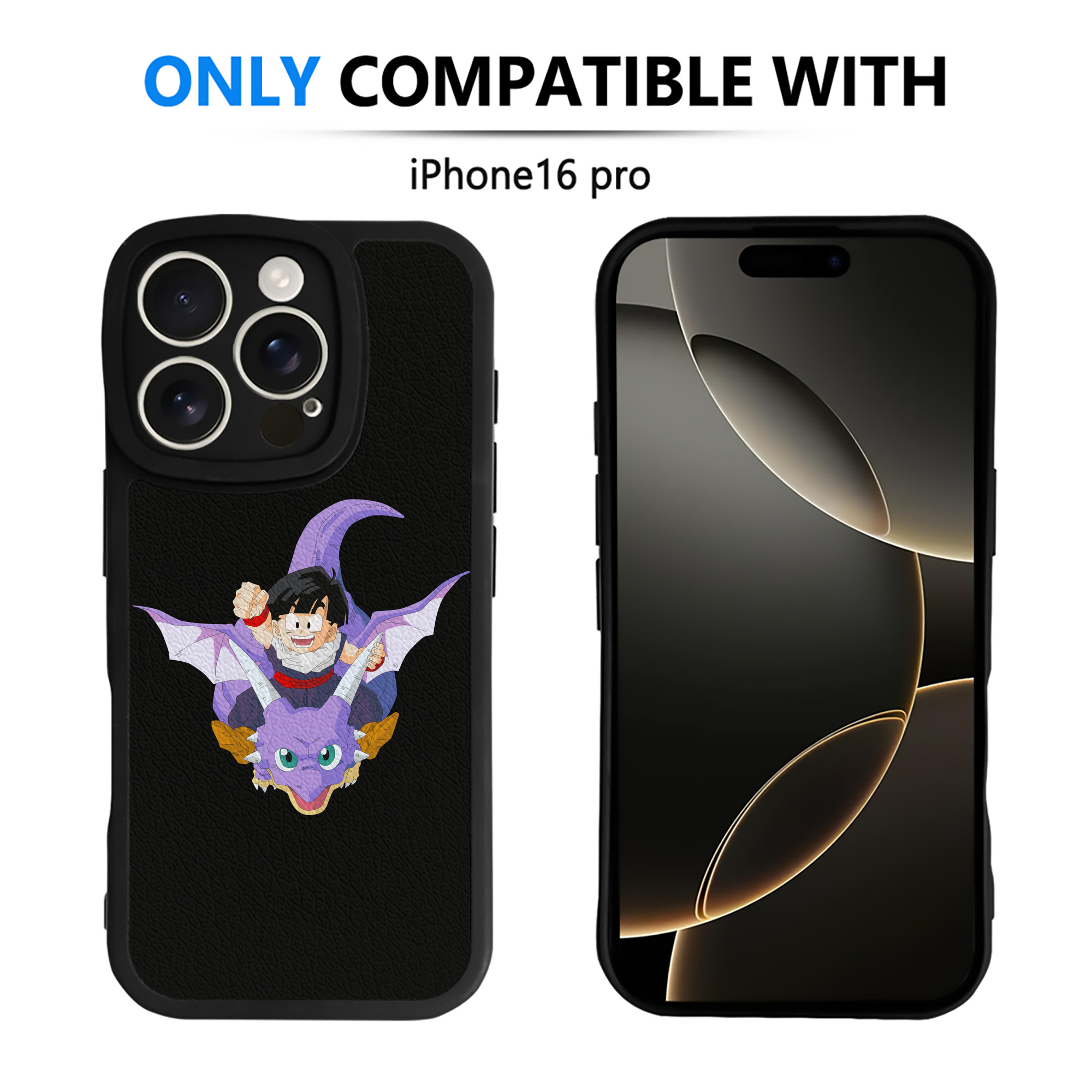 （画像用） ドラゴンボール DRAGON BALL 【iPhone 16シリーズ対応】シリコンスマホケース（レザー調） 材質：シリコン